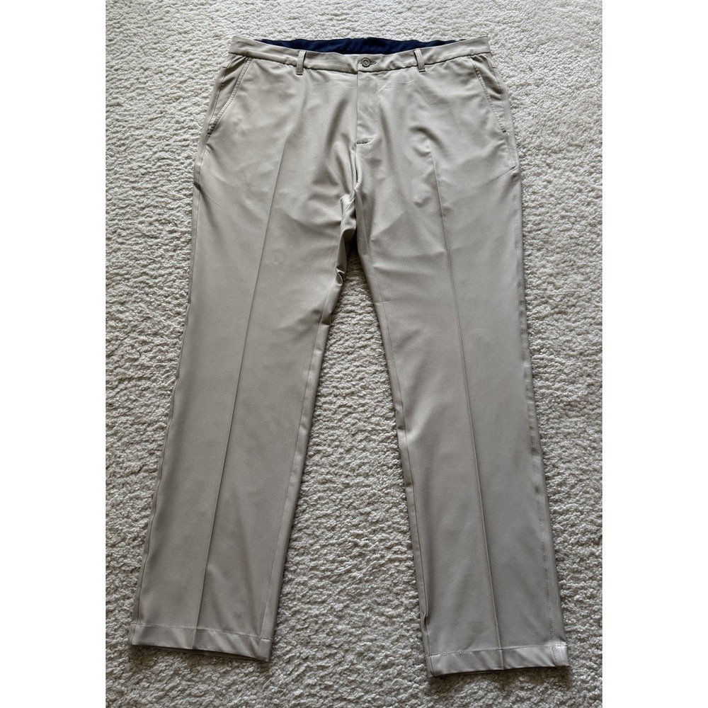 FootJoy Golf Pants Beige‎ Khakis W40 L34 Regular Fit 90% Polyester 10% Spandex